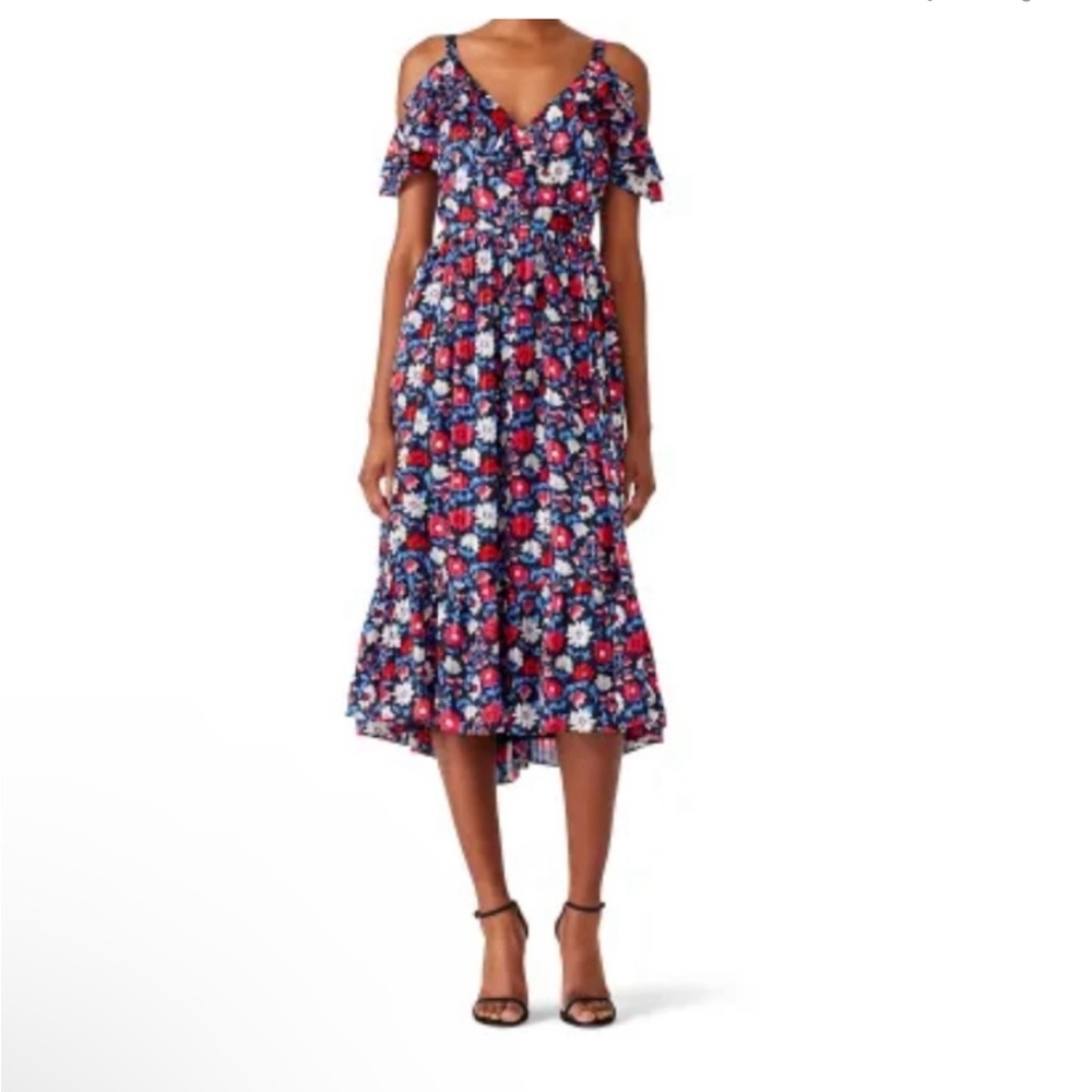 Kate Spade New York Navy Daisy Midi Dress RTR #42
